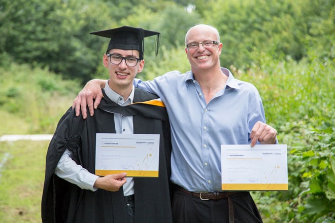 Graduate with certificate